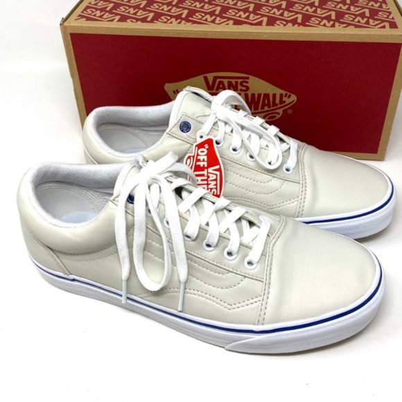 💖MEGA SALE💖VANS Old Skool Butter Leather White Shoes Women's VN0A4U3B2NU - Picture 7 of 9